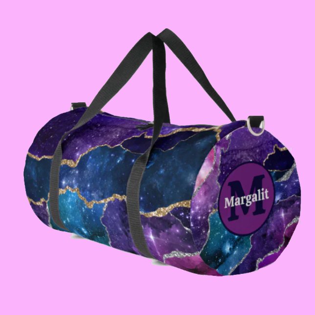 Sac De Sport Agate Cosmologique Arc-en-ciel Holographique Grand (Créateur téléchargé)