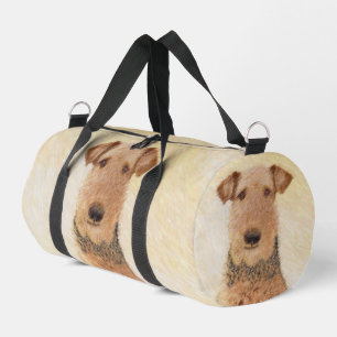 Sac De Sport Airedale Terrier Peinture mignonne Chien original 