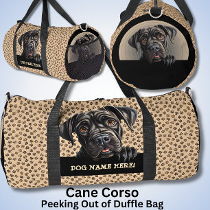 Sac De Sport Ajouter Nom du chien Votre nom, Cane Corso