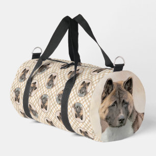 Sac De Sport Akita American Japanese Inu Sable Peinture Chien A