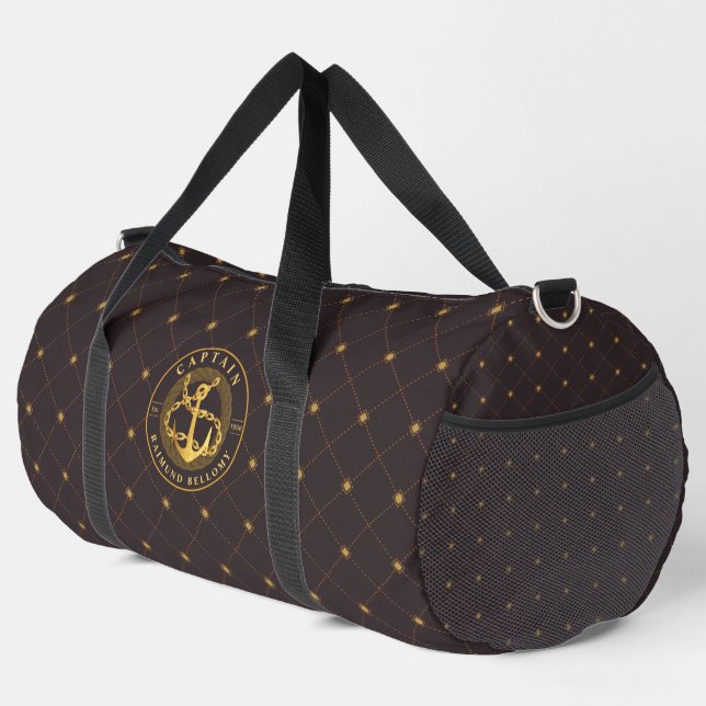 Sac De Sport Ancre or (Coin droit)