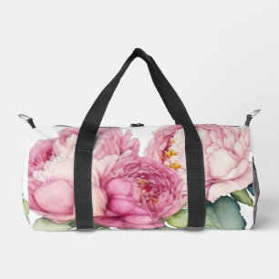 Sac De Sport Aquarelle florale rose pis rose roses roses