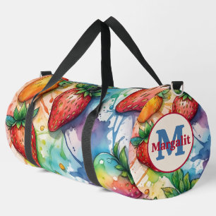 Sac De Sport Arc-en-ciel fraises colorées