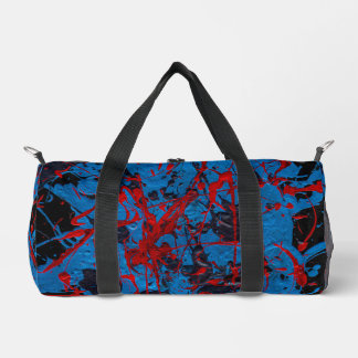 Sac De Sport Art Abstrait Contemporain : Électrique