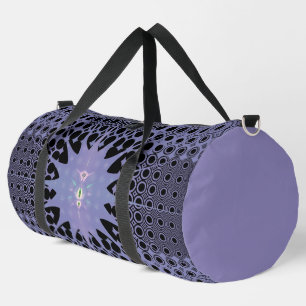 Sac De Sport Art abstrait espace violet fractal