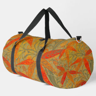 Sac De Sport Art en bambou terrestre Vintage Imprimer orange