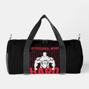 Sac De Sport Aucune excuse, Fitness Gym Motivational Travail Du