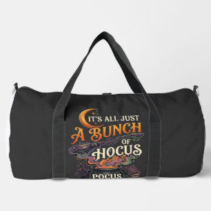 Sac De Sport Balai de sorcière Hocus Pocus Chat noir Chaudron m