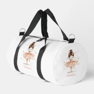 Sac De Sport Ballerina Nom personnalisé Fille