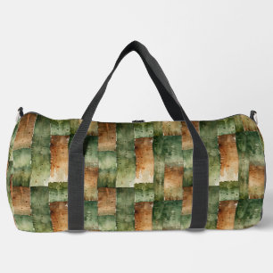 Sac De Sport Bandes de camouflage vertes et marron