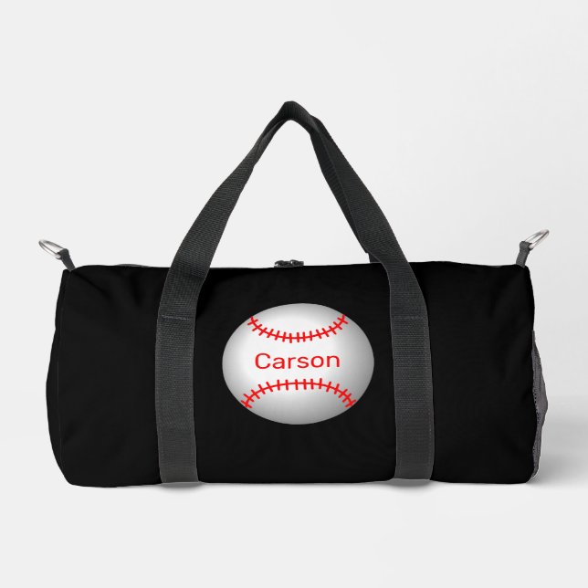 Sac De Sport Baseball personnalisé avec points rouges (Recto)