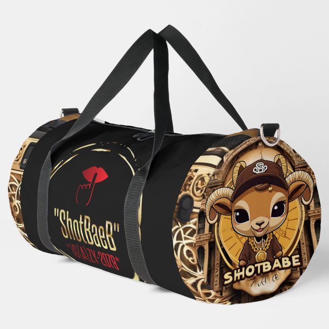 Sac De Sport "Beat$AndBull$hit"Duffel Bag, (Coin gauche)