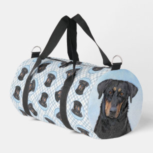 Sac De Sport Beauceron Peinture en noir et en bronze Cheepdog C