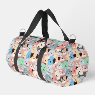 Sac De Sport Beaucoup de Chiens colorés Tout-En-Tout Imprimé Du
