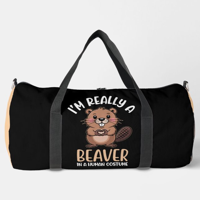 Sac De Sport Beaver In A Human Costume (Recto)