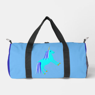 Sac De Sport Bébé Bleu mou Petit Garçon Unicorne Baguette