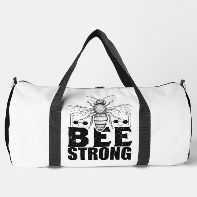Sac De Sport Bee Strong Honeycomb Graphic (Recto)