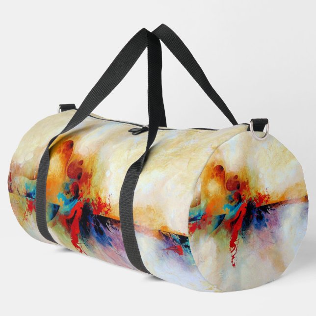 Sac De Sport Belle peinture artistique Abstraite asiatique (Coin gauche)