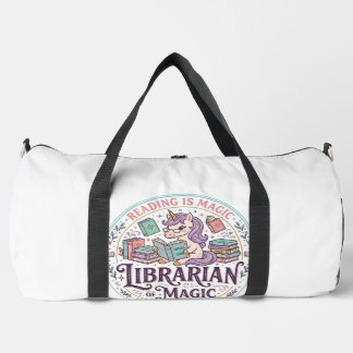 Sac De Sport Bibliothécaire Licorne de Magie Produit Original G