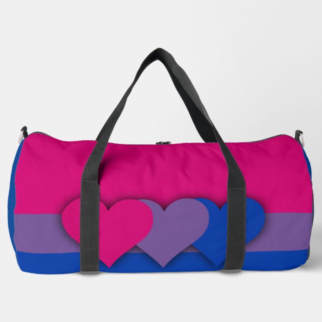 Sac De Sport Bisexuality flag  (Recto)