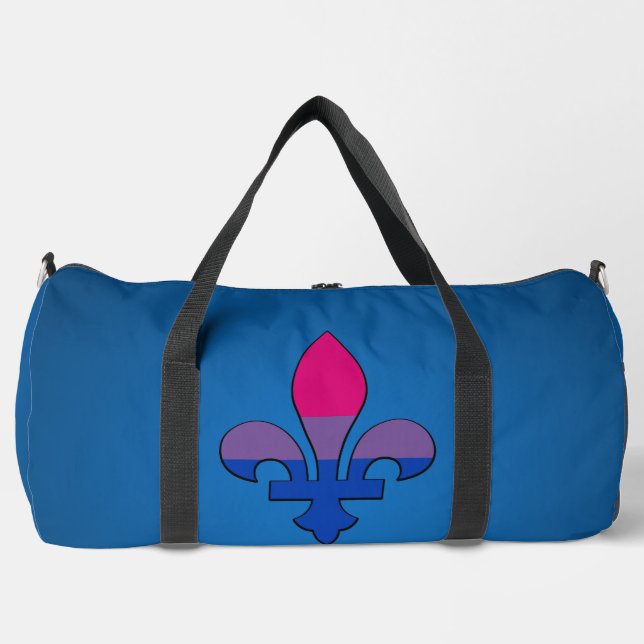 Sac De Sport Bisexuality pride fleur-de-lis   (Recto)
