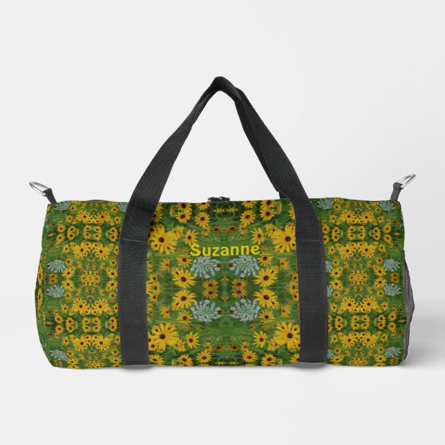 Sac De Sport Black Eyed Susan Daisy Peinture personnalisée (Recto)