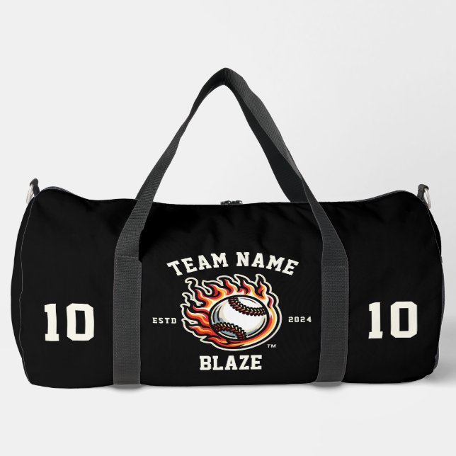 Sac De Sport Blaze "Personnalisable" Baseball (Recto)