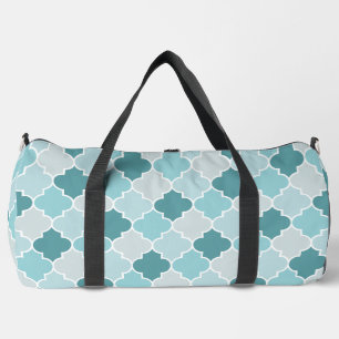 Sac De Sport Bleu Marocain Trellis, Lattes, Quatrefoil