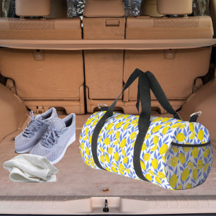 Sac De Sport Bleus Citrons Méditerranée