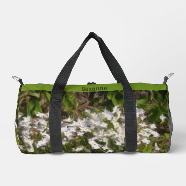 Sac De Sport Bluets Tiny Flowers Peinture à l'huile Personnalis (Recto)