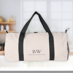 Sac De Sport Blush rose gris charbon Monogramme Moderne Classiq