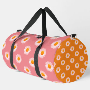 Sac De Sport Boho Retro Daisies Super Daisy Flower Power Large