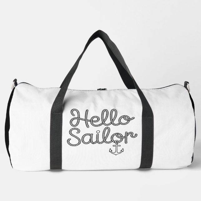 Sac De Sport Bonjour Marin Corde Naúticue Ancre (Recto)