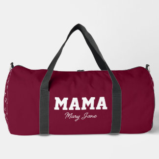 Sac De Sport Bordeaux Red Mama Delivery Travel Gym