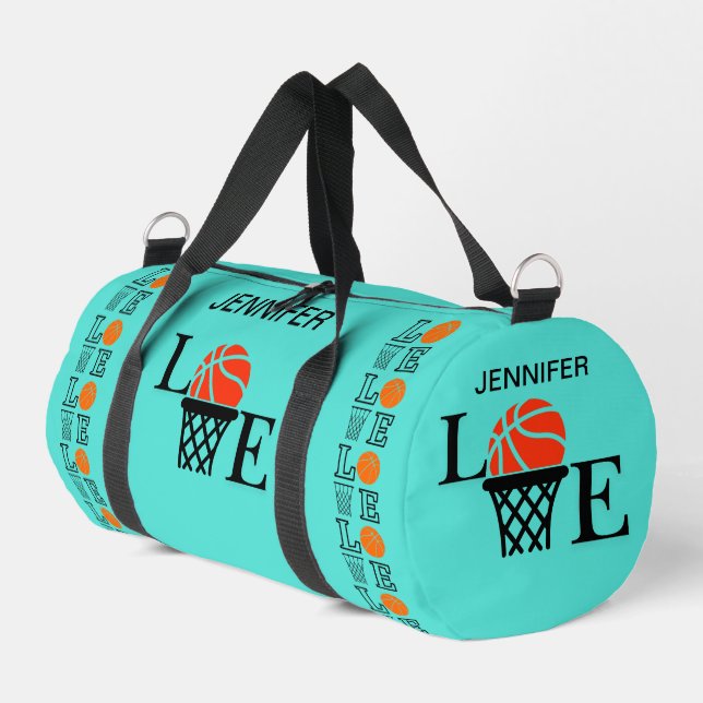Sac De Sport Boules de basket, Joueur de basket, Équipe, Cadeau (Coin gauche)
