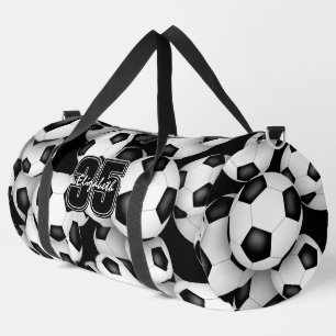Sac De Sport Boules de football motif nom du joueur numéro de m