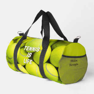 Sac De Sport Boules de tennis de nom personnalisé