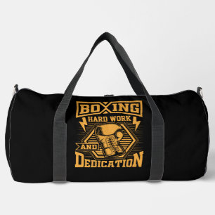 Sac De Sport Boxe Travail Dur Et Dédication