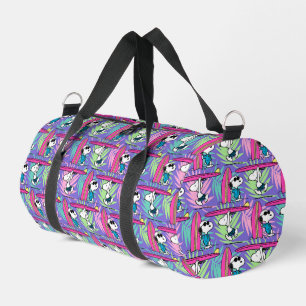 Sac De Sport cacahuètes   Snoopy Purple Surf Motif