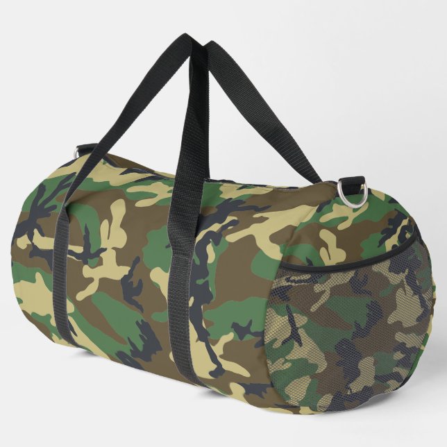 Sac De Sport Camo Woodland (Coin droit)