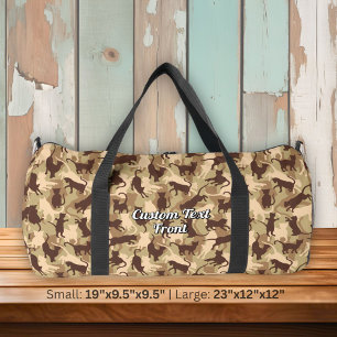 Sac De Sport Camouflage du désert des chats