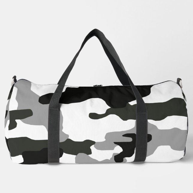 Sac De Sport Camouflage gris urbain no 15 imprimé (Recto)