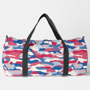 Sac De Sport Camouflage rouge blanc et bleu