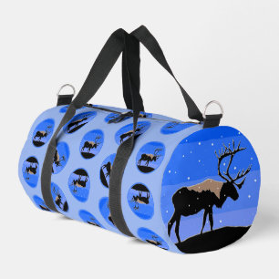 Sac De Sport Caribou en hiver - Art original de la faune