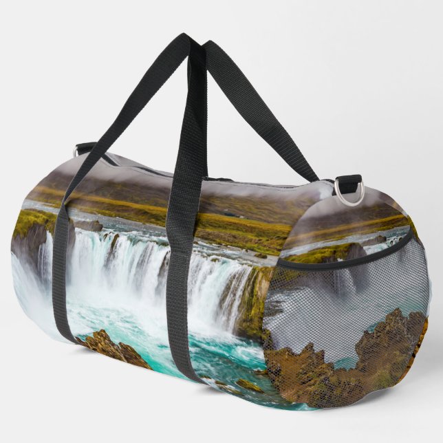 Sac De Sport Cascade de Godafoss, Islande (Coin droit)