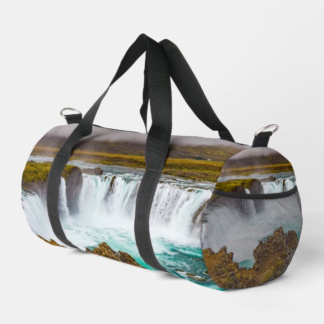 Sac De Sport Cascade de Godafoss, Islande (Coin droit)