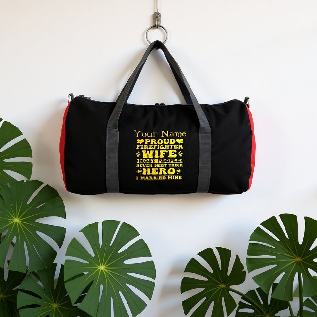 Sac De Sport Célébrer la force des familles de pompiers (Créateur téléchargé)