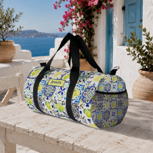 Sac De Sport Céramique sicilienne d'été citrouille méditerranée