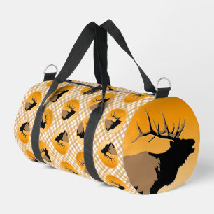 Sac De Sport Cerf élaphe bugle au coucher du soleil,  Art anima