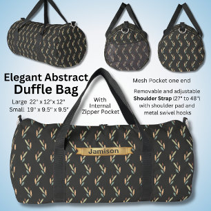 Sac De Sport Changer de nom, Brown vert moderne Abstrait